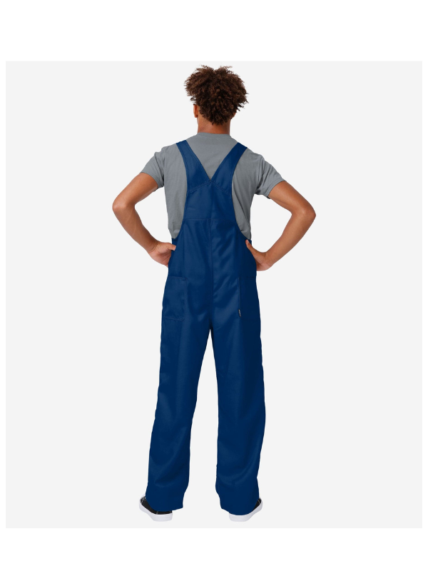 Dallas Cowboys Mens Solid Wordmark Bib Overalls