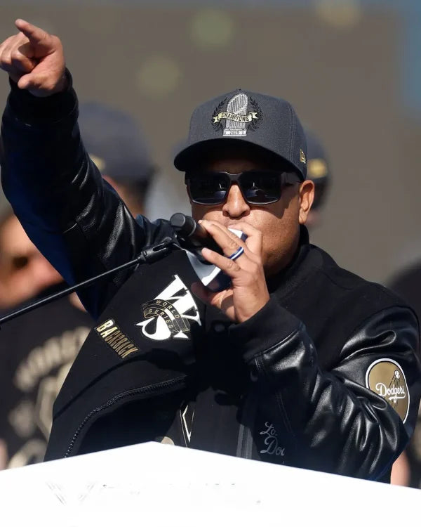 Dave Roberts Dodgers World Series Championship Parade Jacket