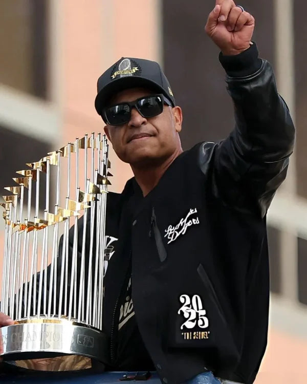 Dave Roberts Dodgers World Series Championship Parade Jacket