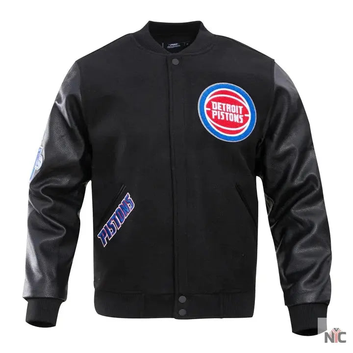 Detroit Pistons Classic Wool Varsity Jacket Clanton Jacket
