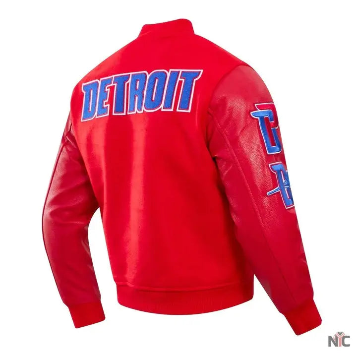 Detroit Pistons Classic Wool Varsity Jacket Clanton Jacket