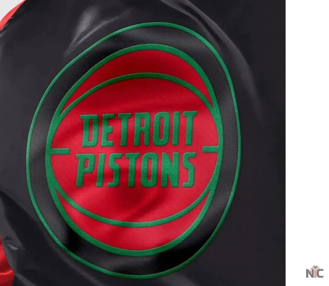 Detroit Pistons Ty Mopkins Black History Month Jacket Clanton Jacket