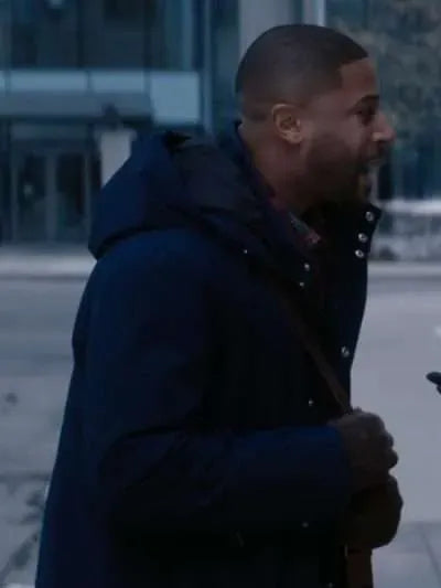 Devale Ellis Meet Me Next Christmas Blue Jacket