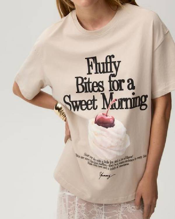 Dois às 10 Printed Cotton T-Shirt