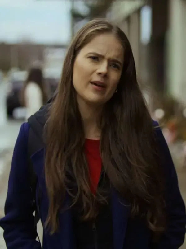 Ellise Roth Once Upon a Christmas Crown Blue Coat