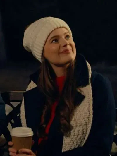 Ellise Roth Once Upon a Christmas Crown Blue Coat