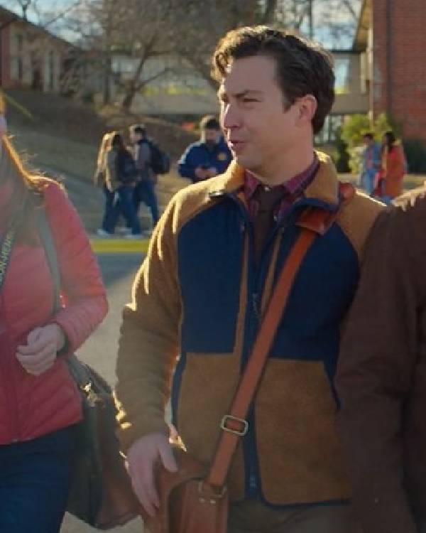 English Teacher S02 Brian Jordan Alvarez Brown Pile Jacket