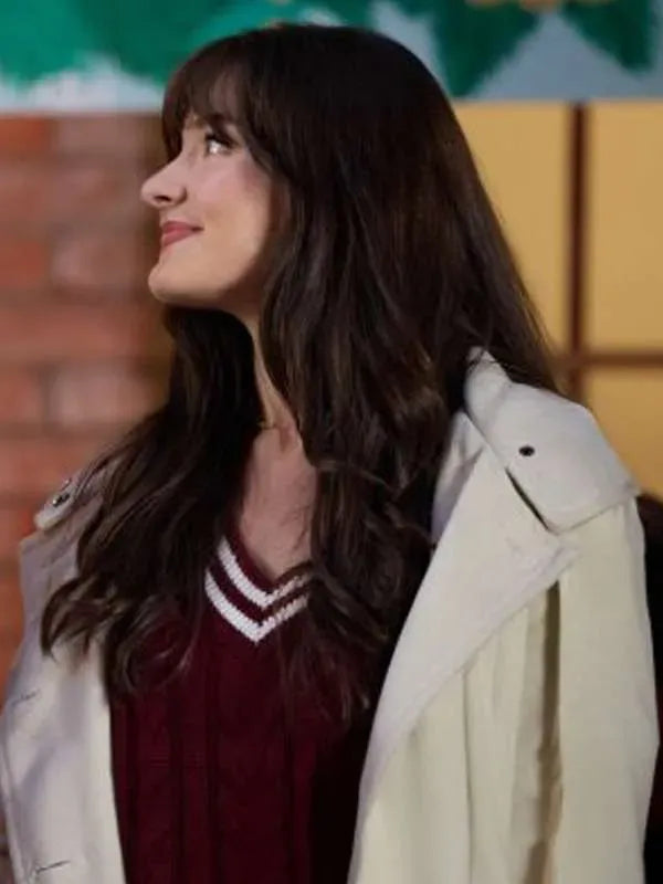 Eva Bourne A ’90s Christmas 2024 White Jacket