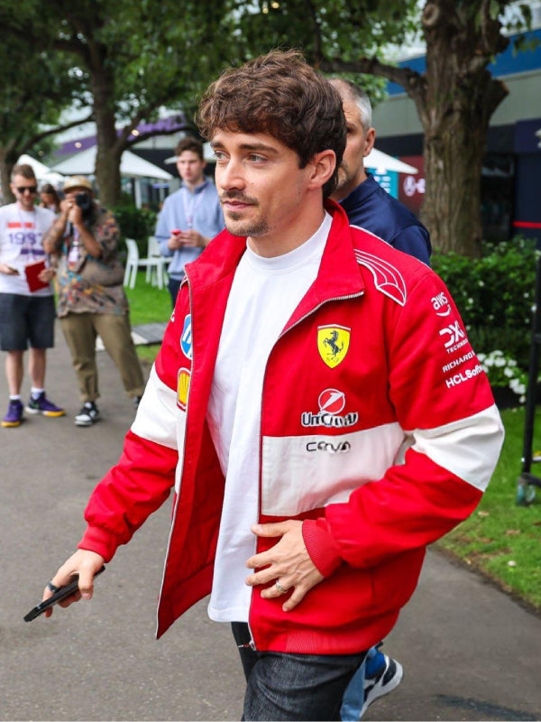 F1 Grand Prix Of Australia Charles Leclerc Red Jacket
