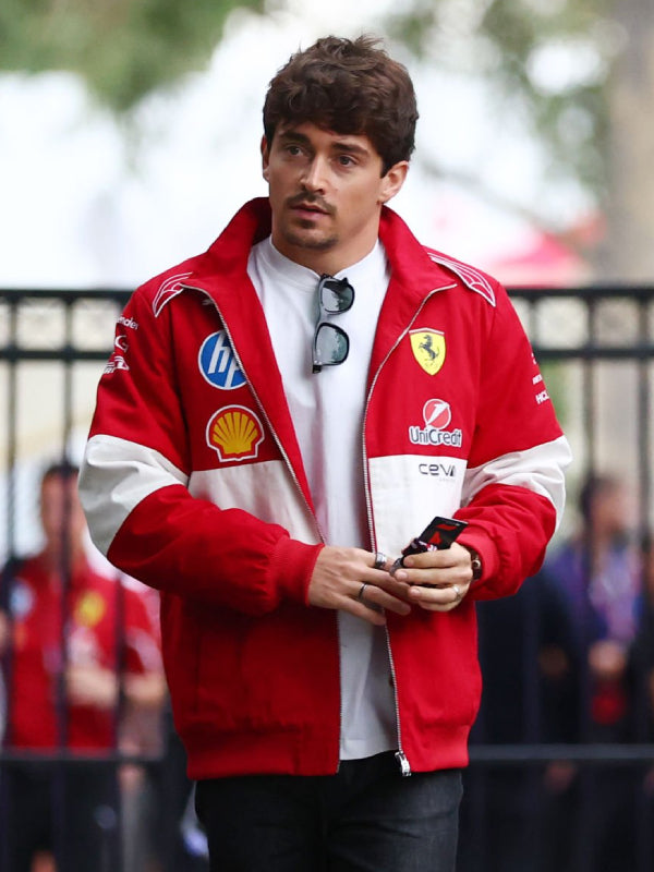 F1 Grand Prix Of Australia Charles Leclerc Red Jacket