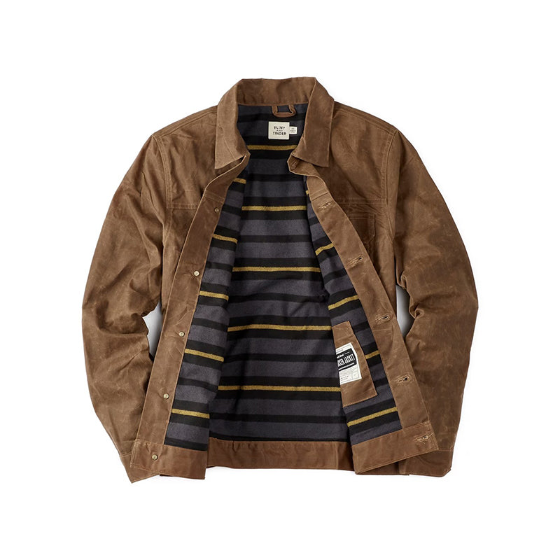 Flint And Tinder Waxed Trucker Jacket
