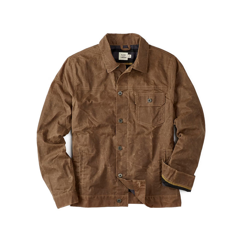 Flint And Tinder Waxed Trucker Jacket
