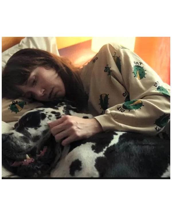 French Lover 2025 Sara Giraudeau Tao Bug Print Sweatshirt