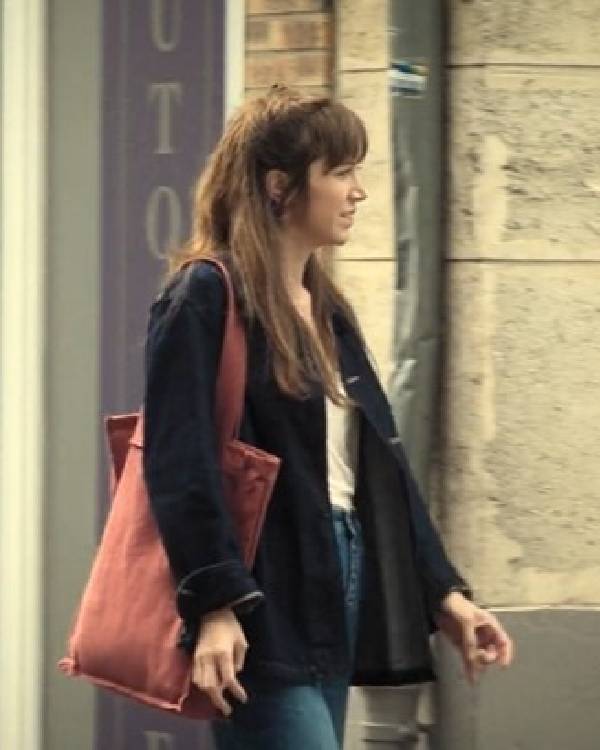 French Lover Sara Giraudeau Denim Jacket