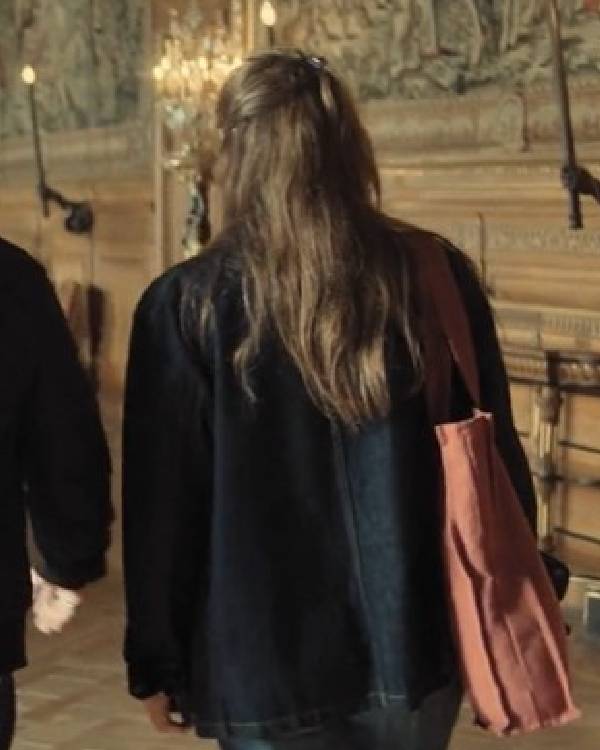 French Lover Sara Giraudeau Denim Jacket