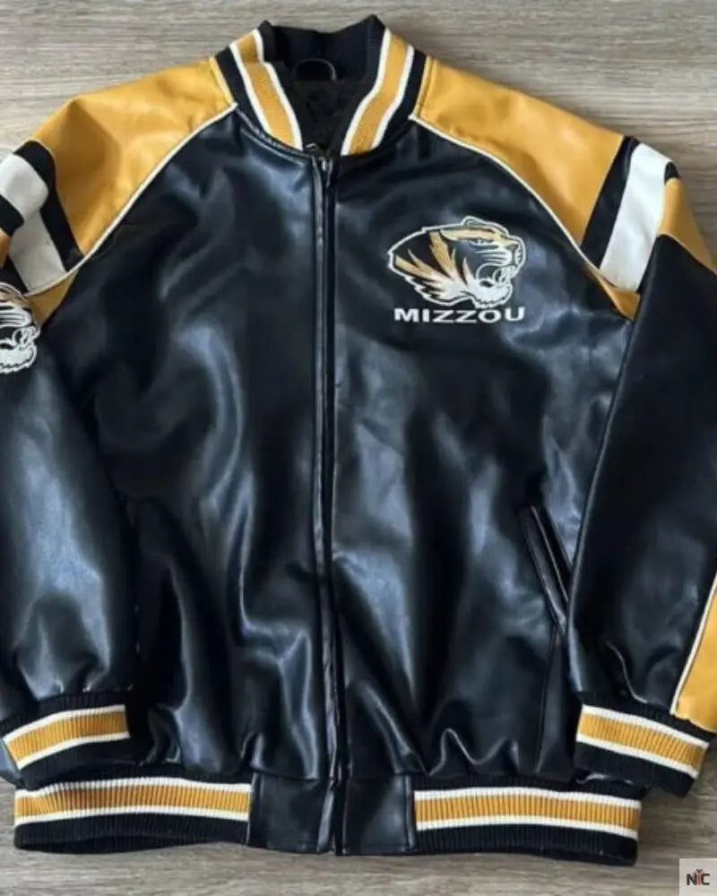 G-III Sports Missouri Tigers Leather Jacket Clanton Jacket