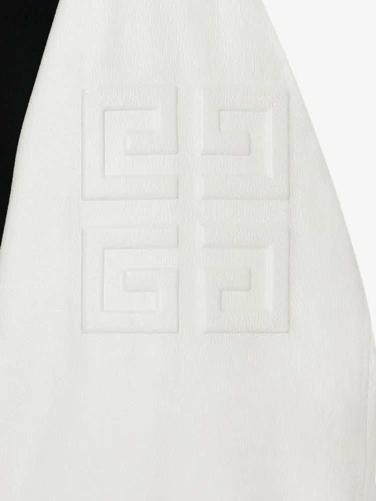Givenchy Cropped Varsity Black & White Jacket
