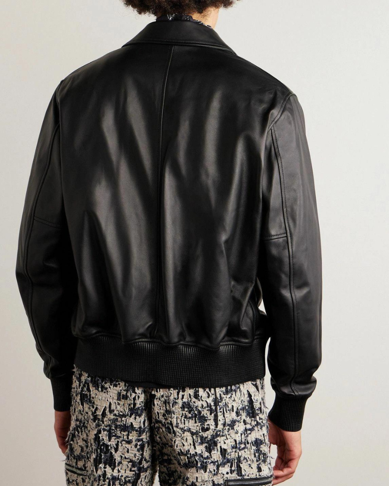 Givenchy Logo-embellished Studded Leather Jacket For Men