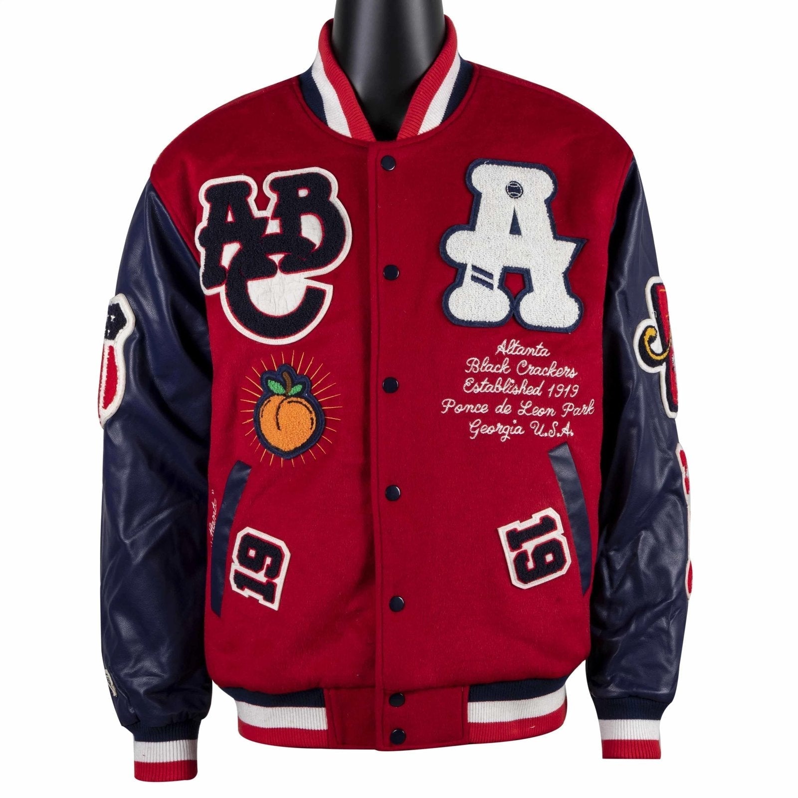 Atlanta Black Crackers Varsity Jacket Clanton Jacket