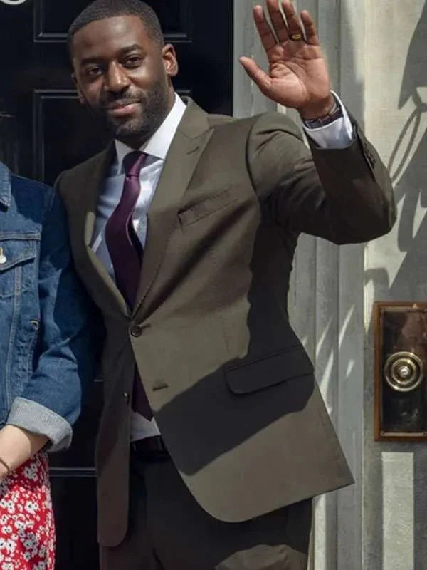 Ashley Thomas Hostage Green Suit Clanton Jacket