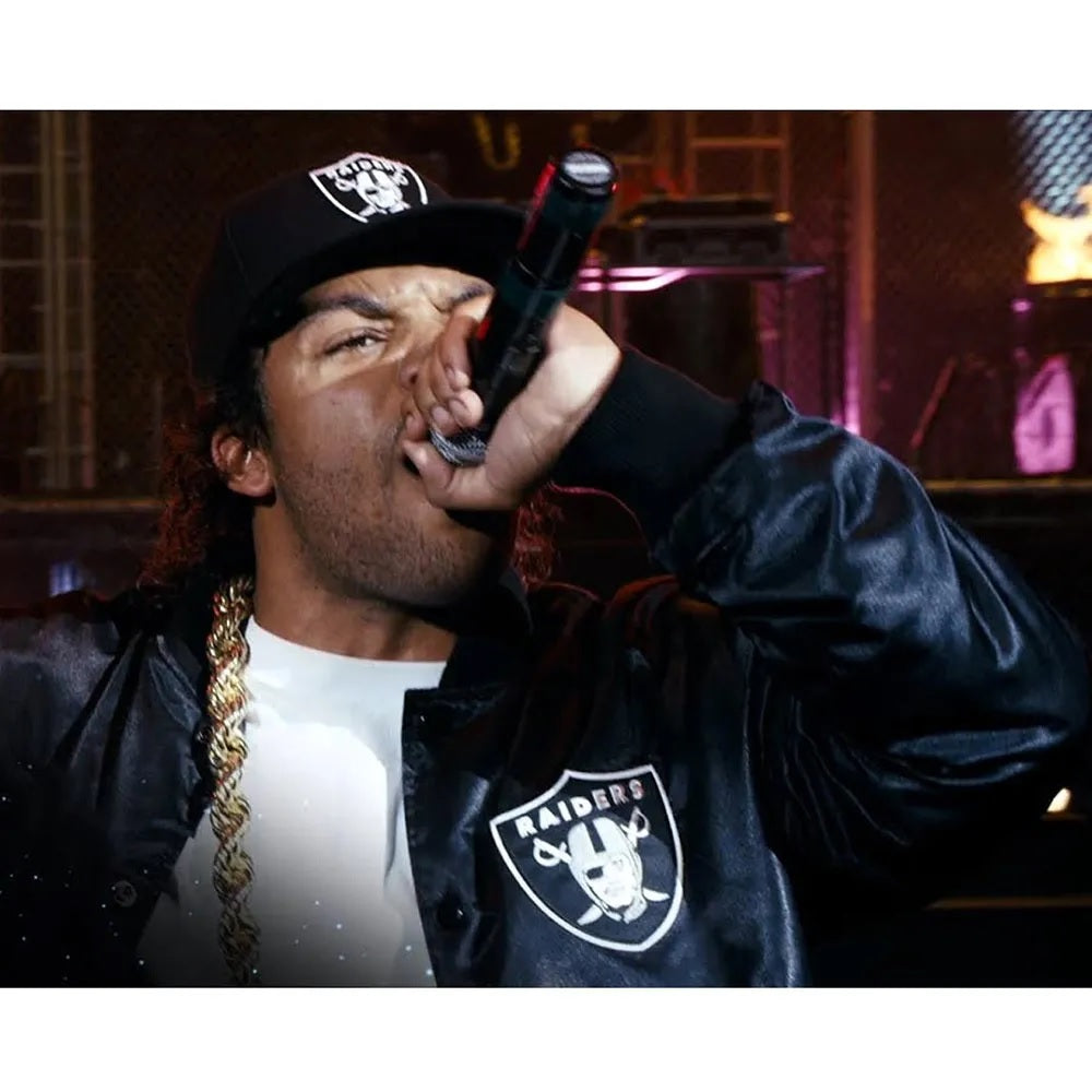 Ice Cube Los Angeles Raiders Bomber Jacket NYC Jackets