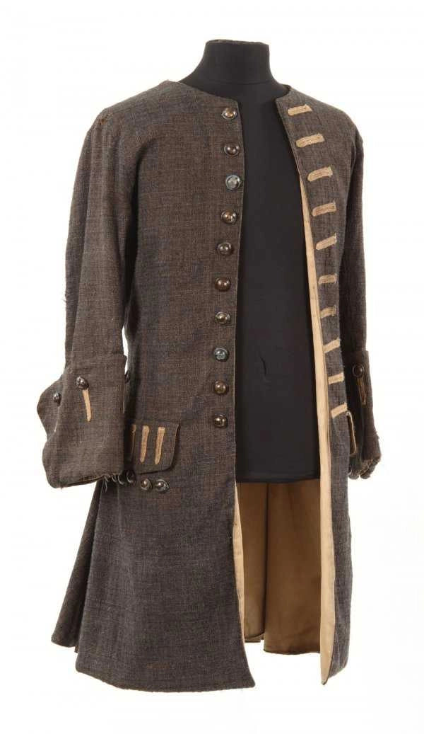 Jack Sparrow Pirates of The Caribbean Wool Coat