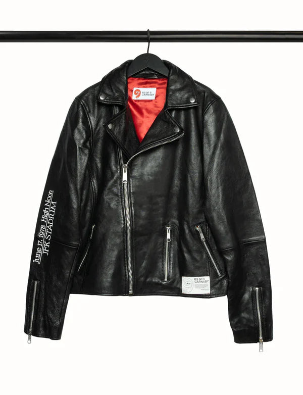 Jfk Stadium Rolling Stones Leather Jacket