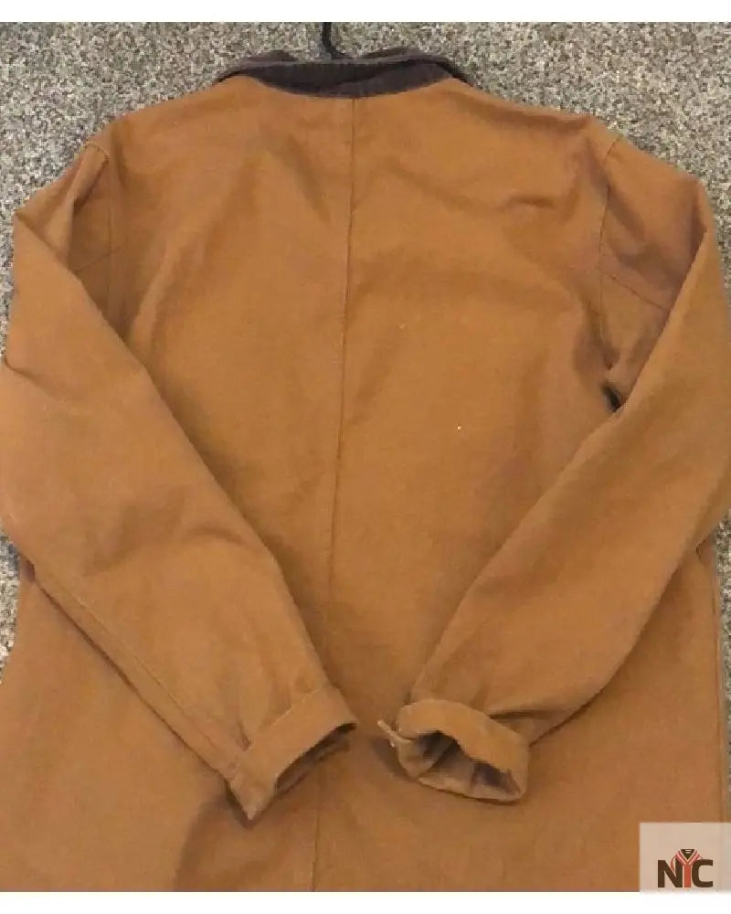 John David Wash­ing­ton Tenet Wind Farm Brown Jack­et Clanton Jacket