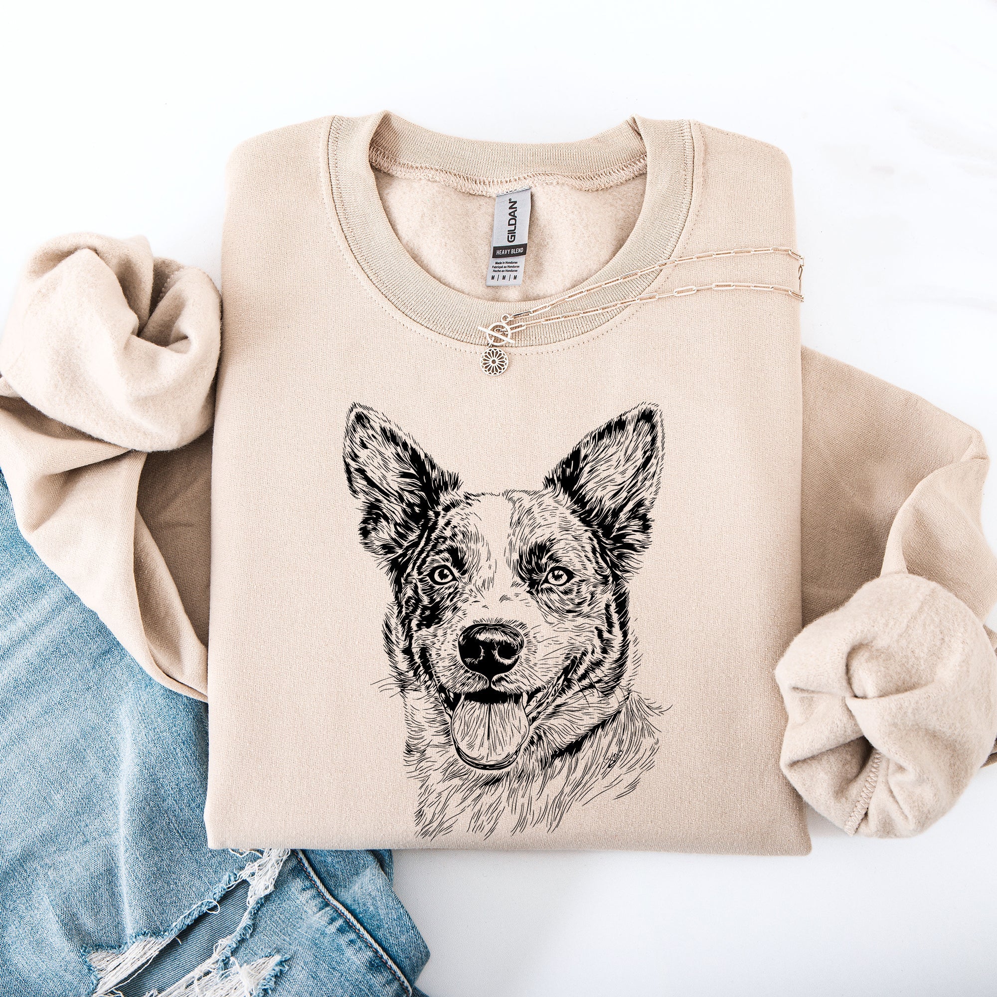 Australian Cattle, Blue Heeler, Pet, Dog Breed Sweatshirt