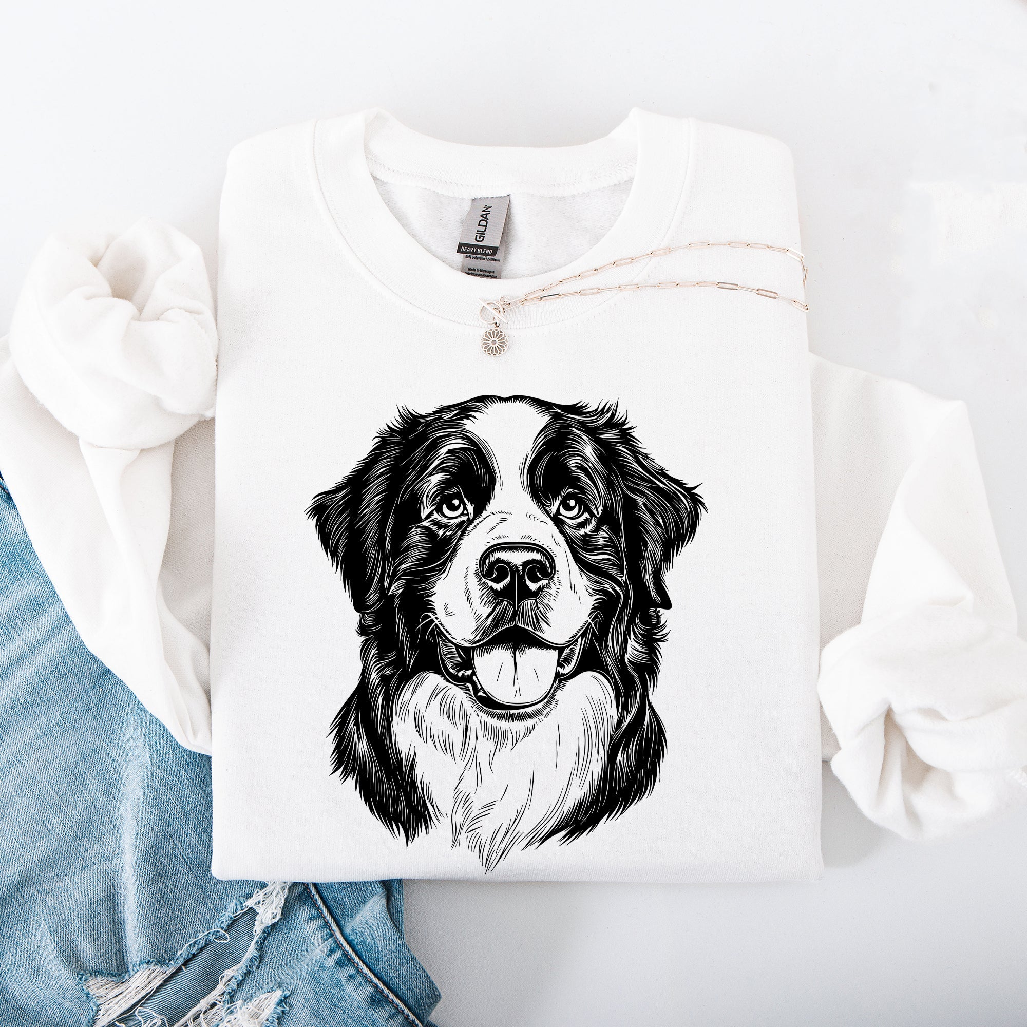 Bernese Mountain, Pet, Dog Breed Sweatshirt
