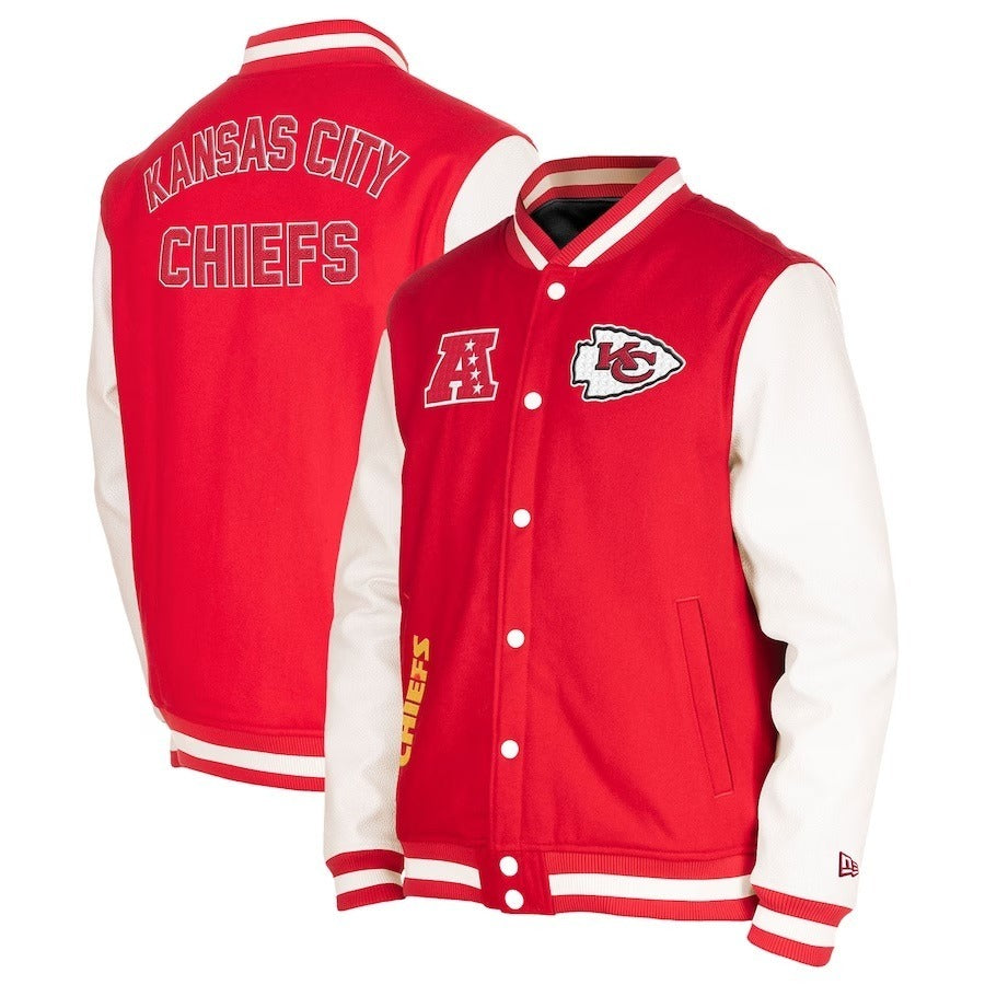 Kansas City Chiefs New Era Red Third Down Jacket USA Jackets