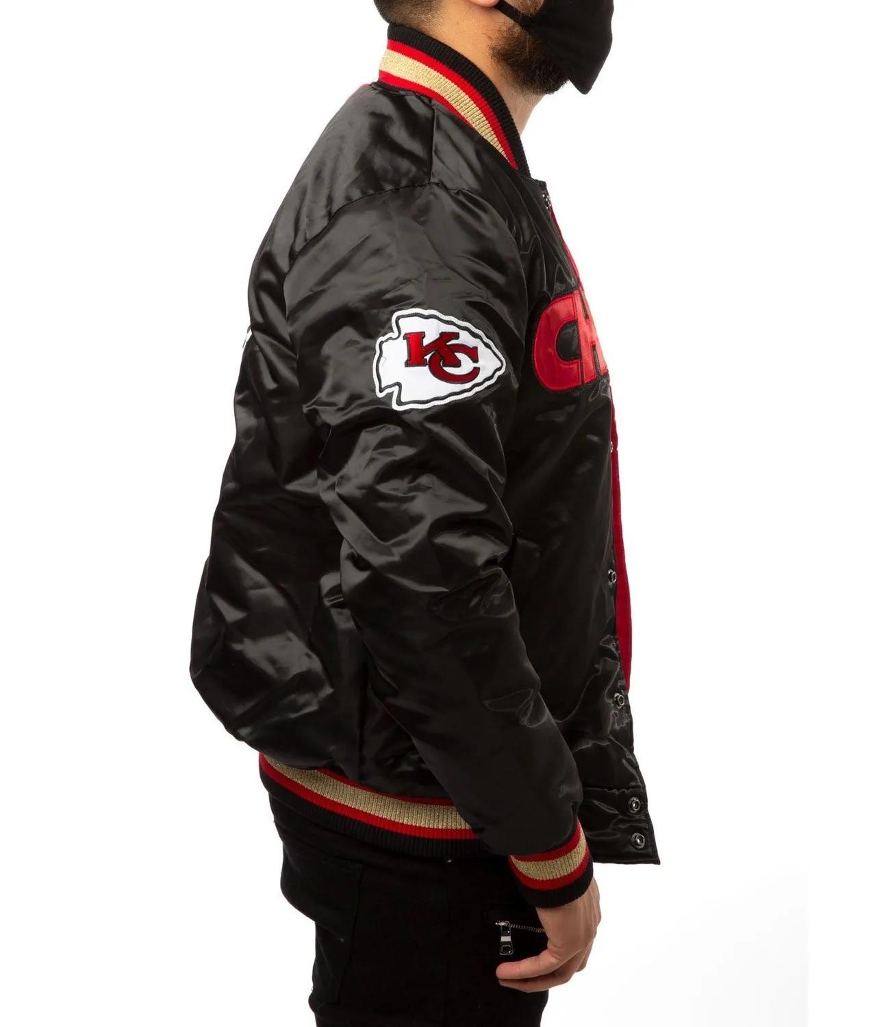 Kansas City Chiefs Red And Black Varsity Jacket USA Jackets