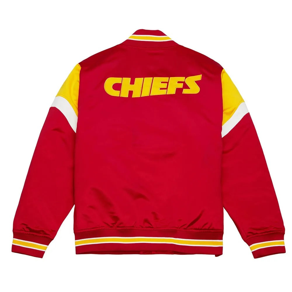 Kansas City Chiefs Red Heavyweight Satin Jacket USA Jackets