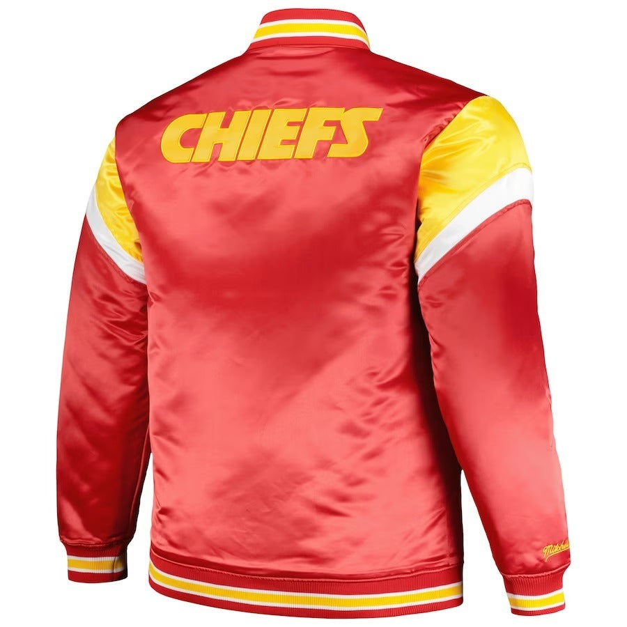 Kansas City Chiefs Red Satin Full-Snap Jacket USA Jackets