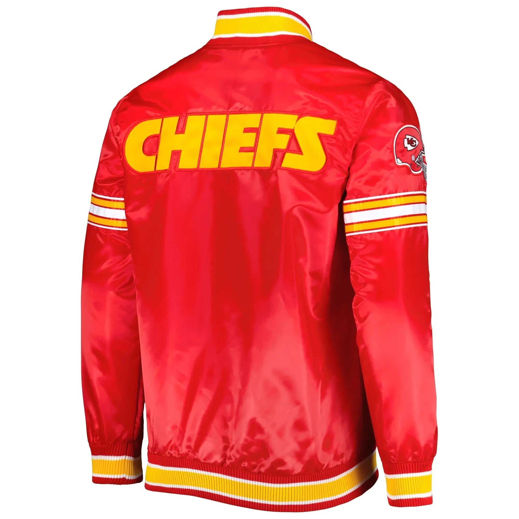 Kansas City Chiefs Starter Midfield Satin Varsity Jacket USA Jackets