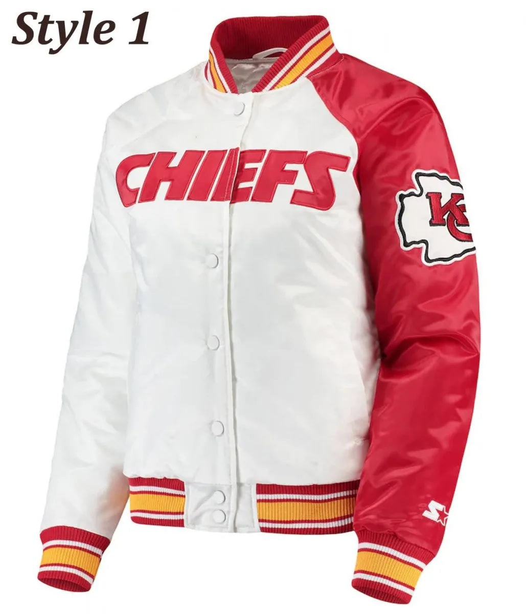 Kansas City Chiefs Starter Satin Jacket USA Jackets