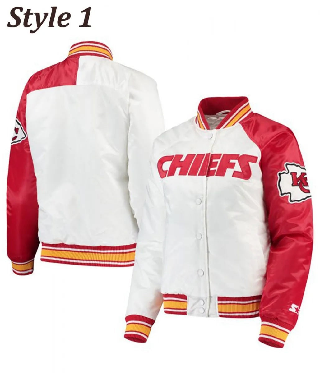 Kansas City Chiefs Starter Satin Jacket USA Jackets