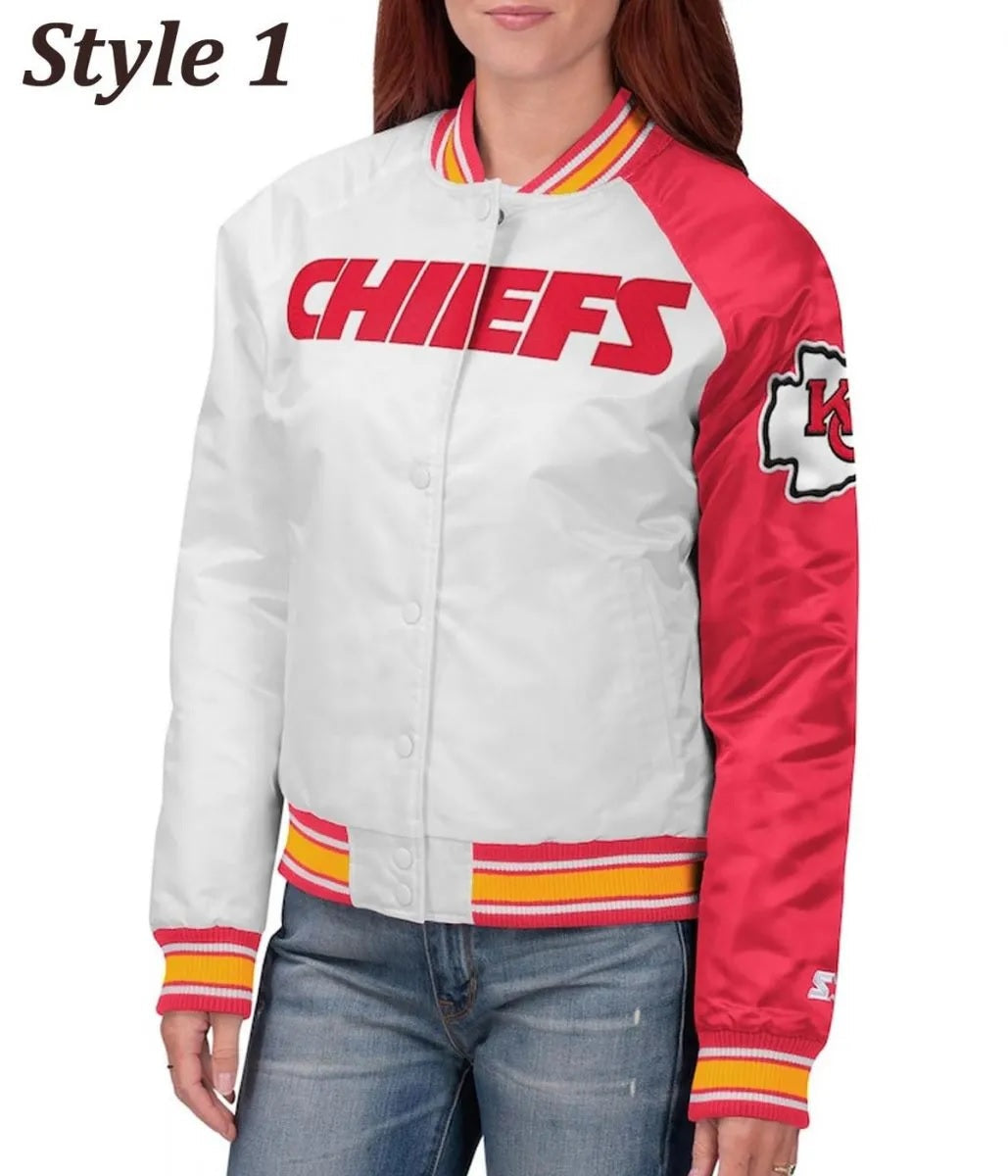 Kansas City Chiefs Starter Satin Jacket USA Jackets