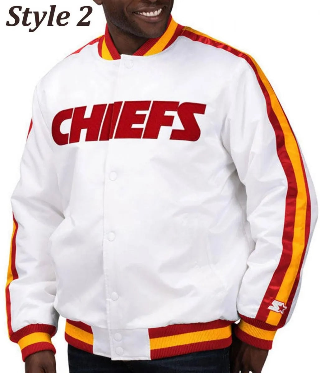 Kansas City Chiefs Starter Satin Jacket USA Jackets