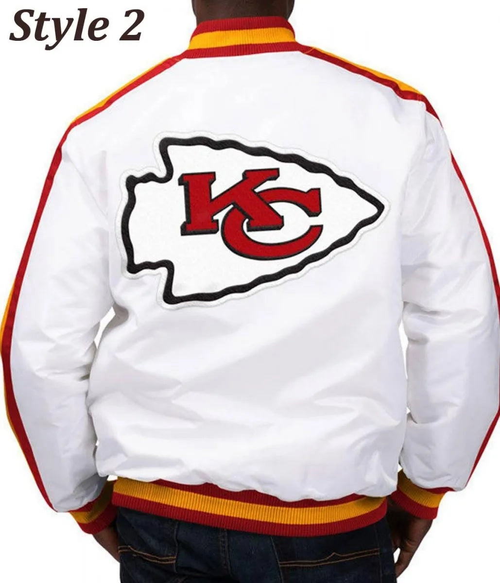 Kansas City Chiefs Starter Satin Jacket USA Jackets