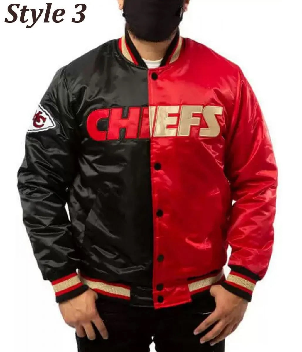 Kansas City Chiefs Starter Satin Jacket USA Jackets
