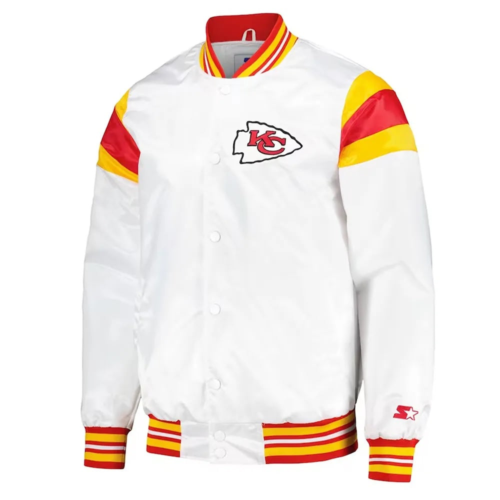 Kansas City Chiefs Teddy Varsity Satin Jacket USA Jackets