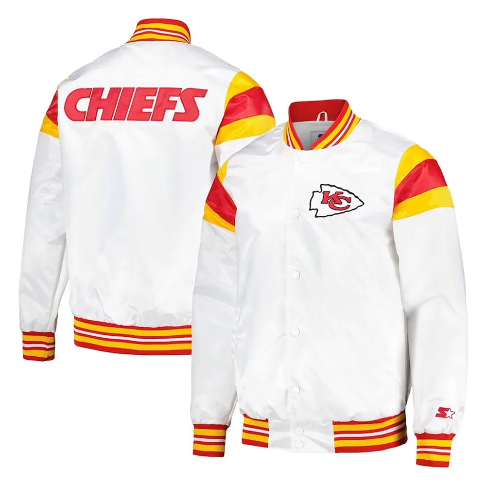 Kansas City Chiefs Teddy Varsity Satin Jacket USA Jackets