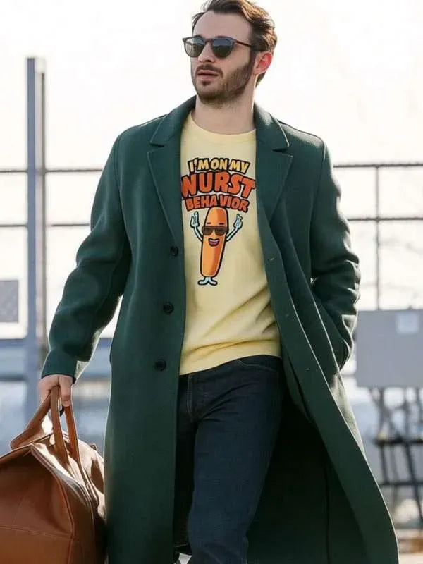 Kevin Jonas A Very Jonas Christmas Movie Green Coat