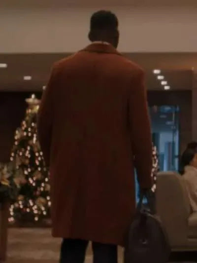 Kofi Siriboe Meet Me Next Christmas 2024 Brown Coat