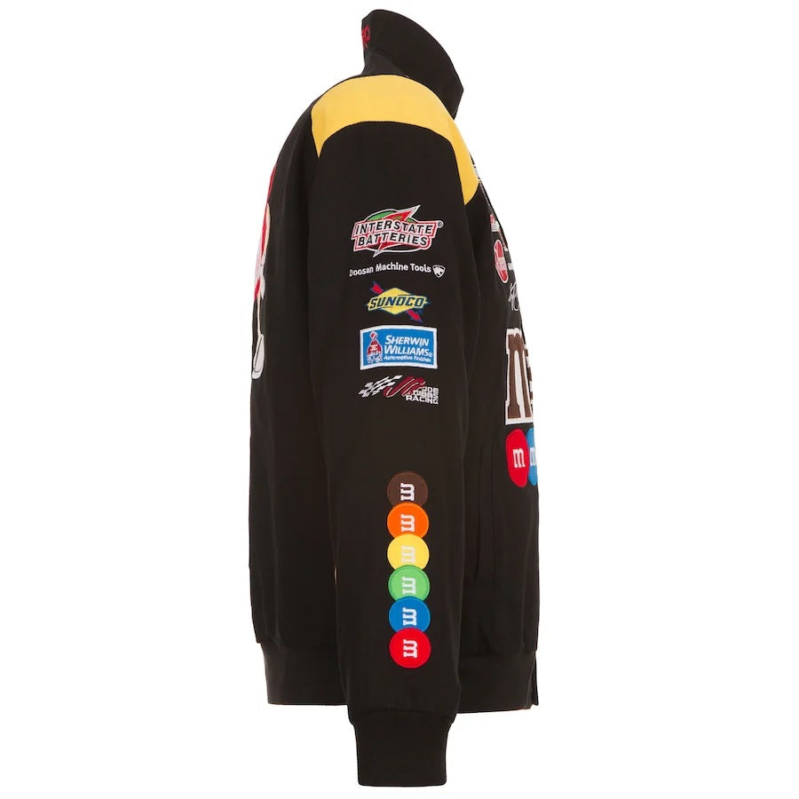 Kyle Busch M&Ms Full-Snap Twill Jacket