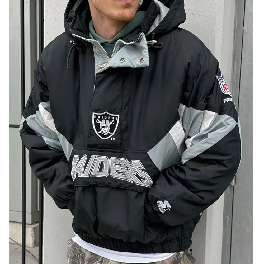 LA Raiders Pullover Jacket NYC Jackets