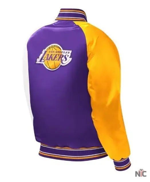 Lakers Starter Raglan Varsity Jacket Clanton Jacket