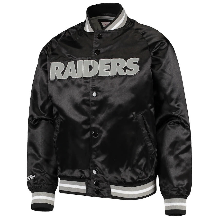 Las Vegas Raiders Bomber Lightweight Black Jacket NYC Jackets