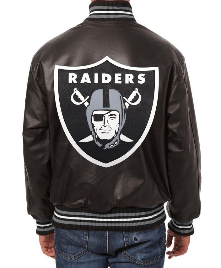 Las Vegas Raiders Jh Design Varsity Leather Jacket NYC Jackets